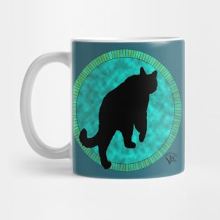Black cat Mug